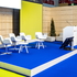 Preview: Flat felt carpet B1 with foil